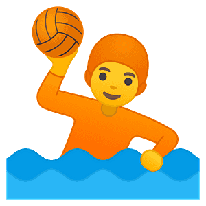 Person playing water polo