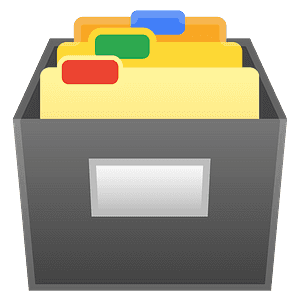 Card file box