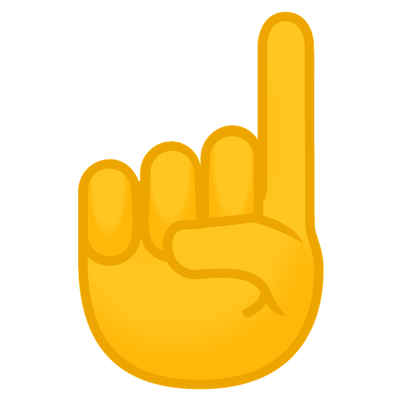 Index pointing up