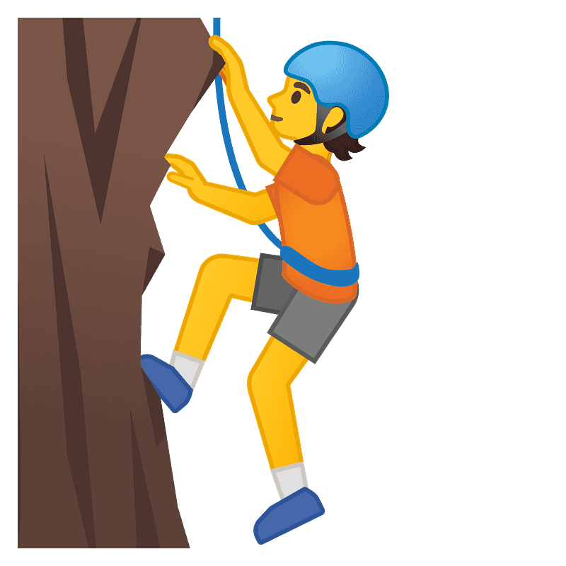 Person climbing