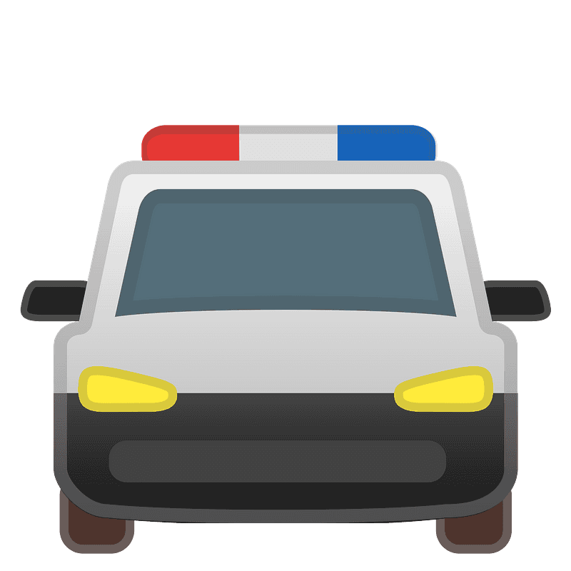 パトカー正面