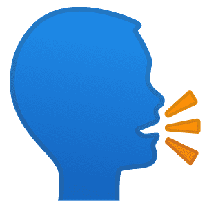 Speaking head