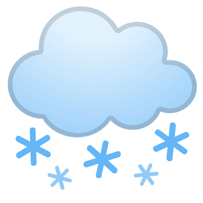 Cloud with snow