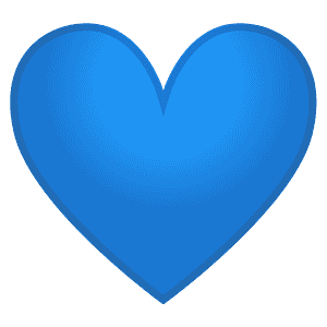 Blue heart