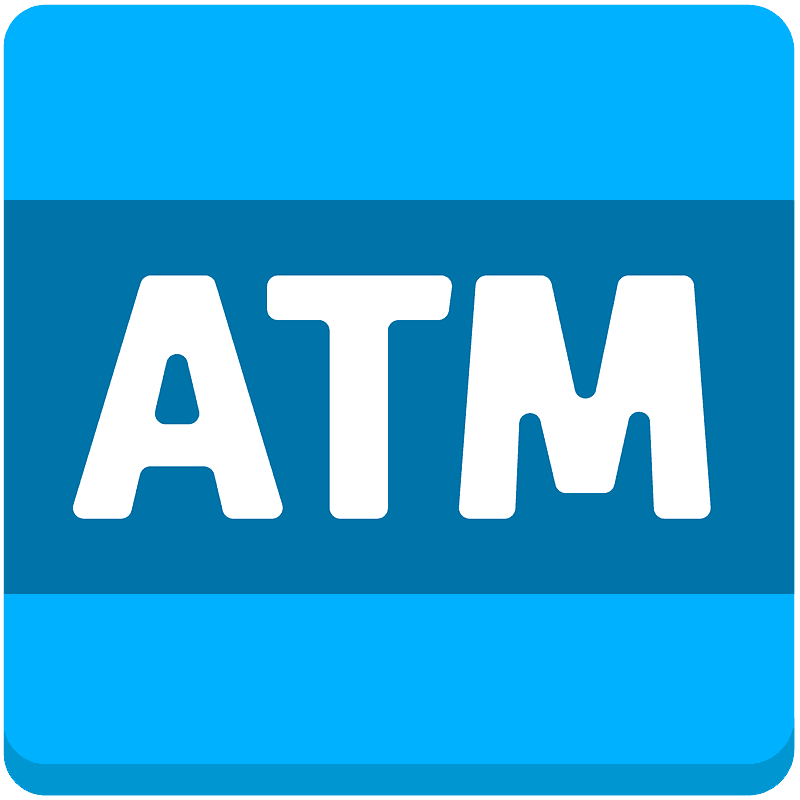 ATM sign