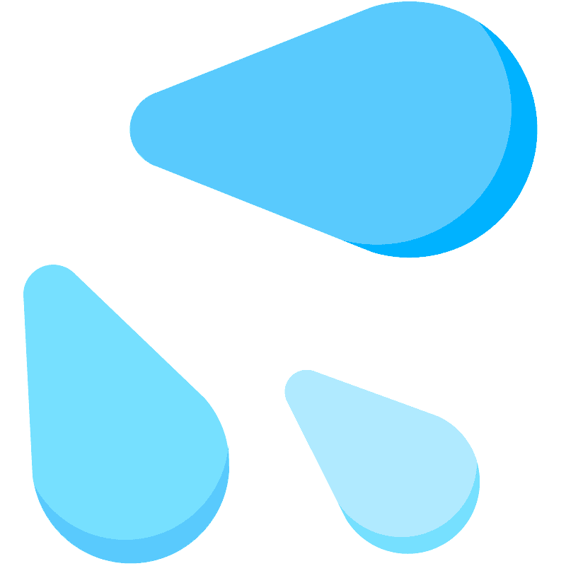 Sweat droplets