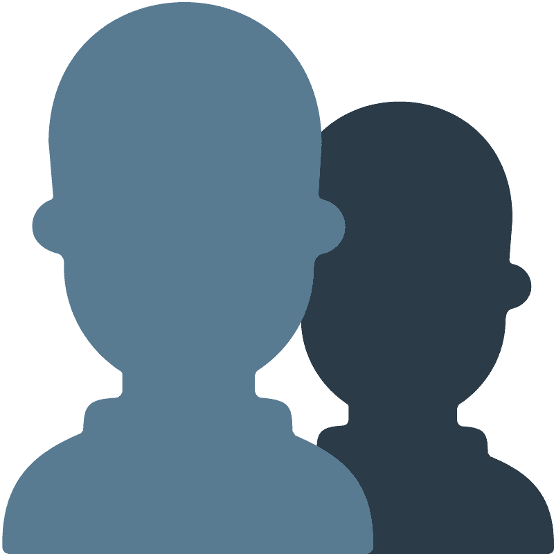 Busts in silhouette
