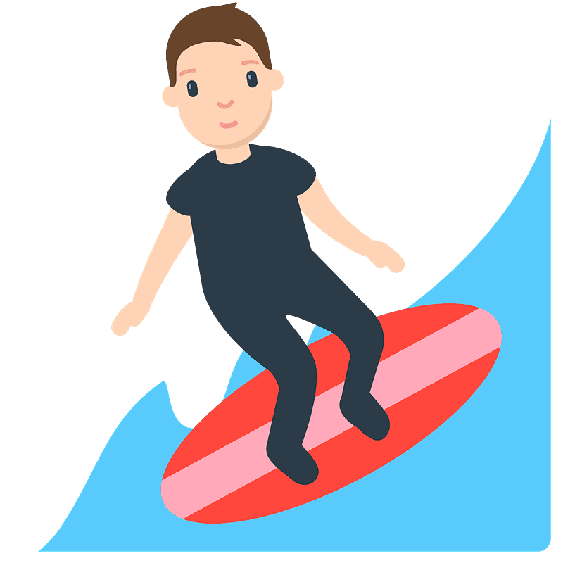 Person surfing