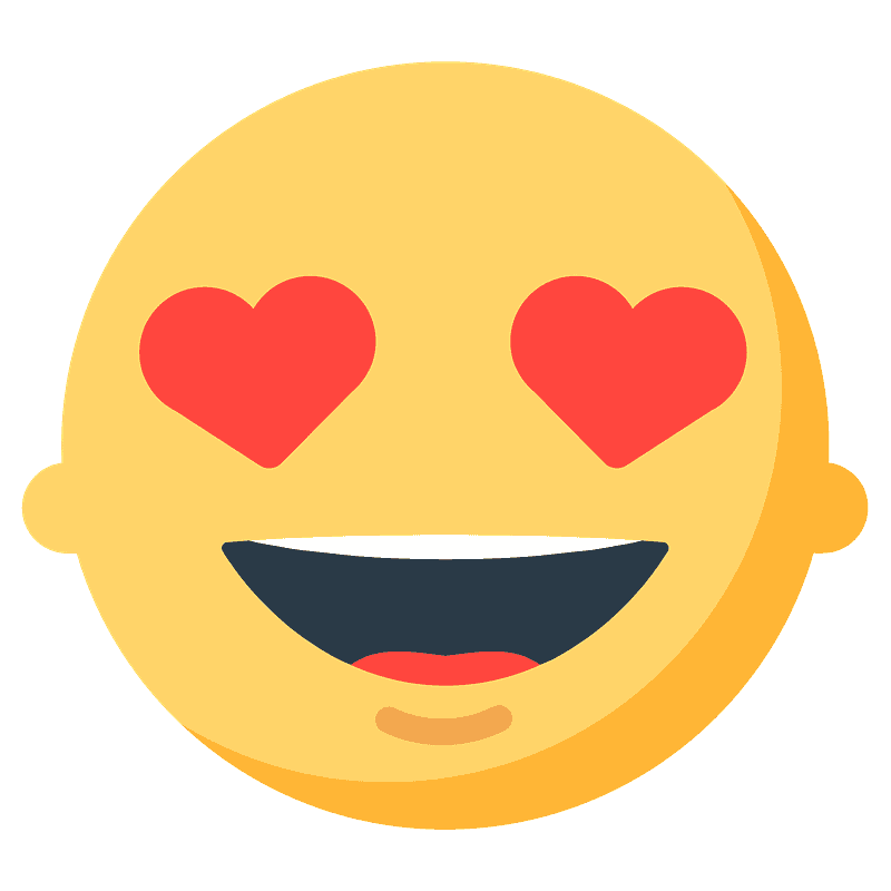 Smiling face with heart-eyes