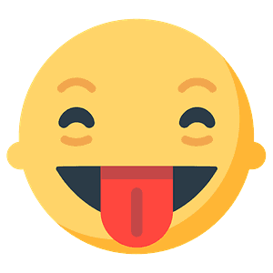 Squinting face with tongue