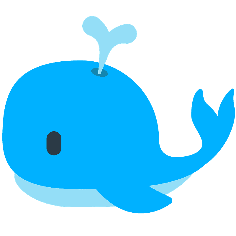 Spouting whale