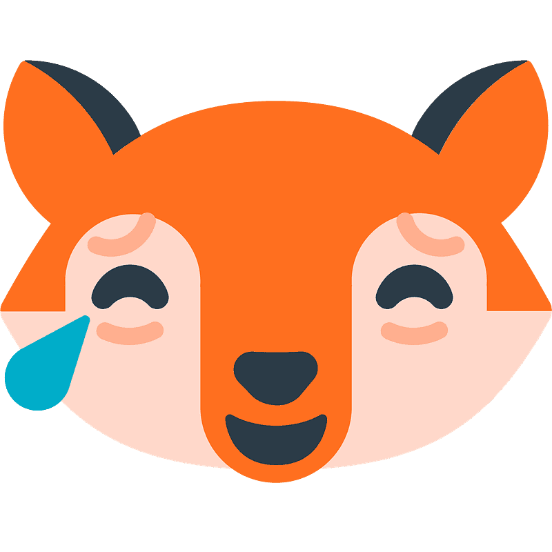 Cat with tears of joy