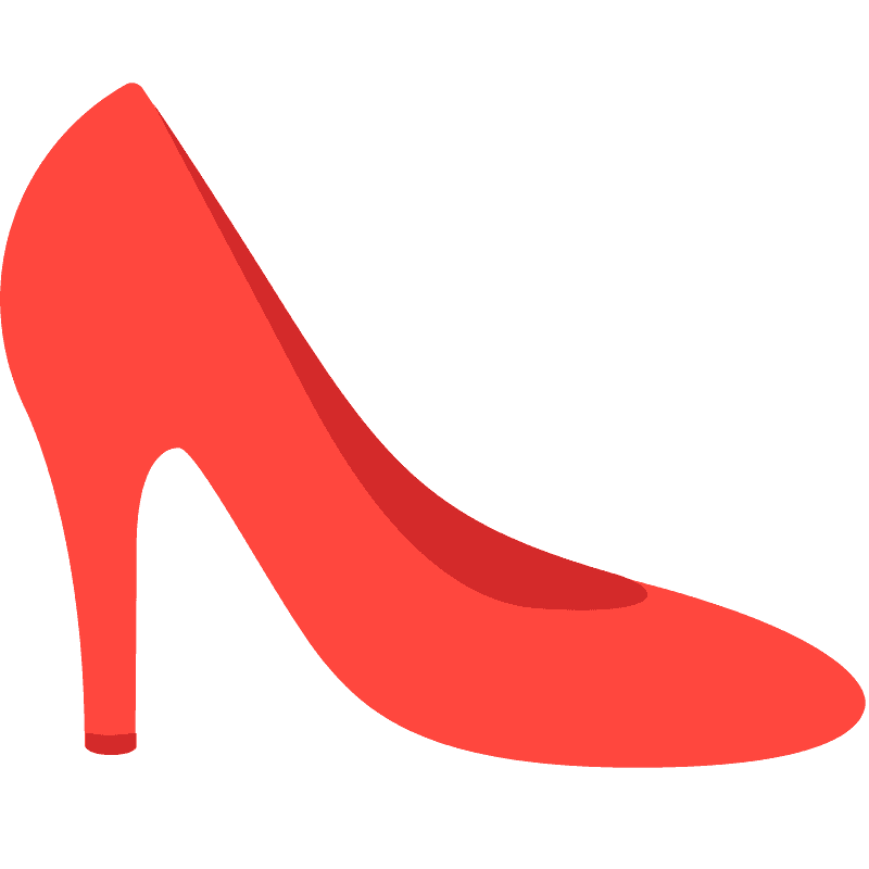 High-heeled shoe