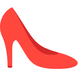 High-heeled shoe
