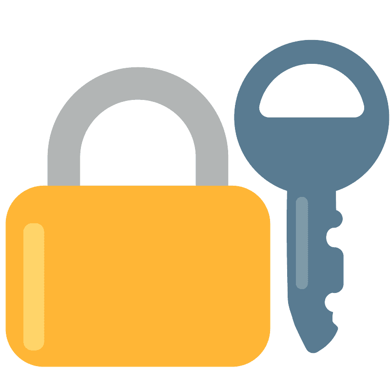 Locked with key