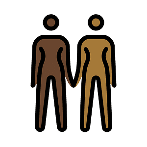 Women holding hands