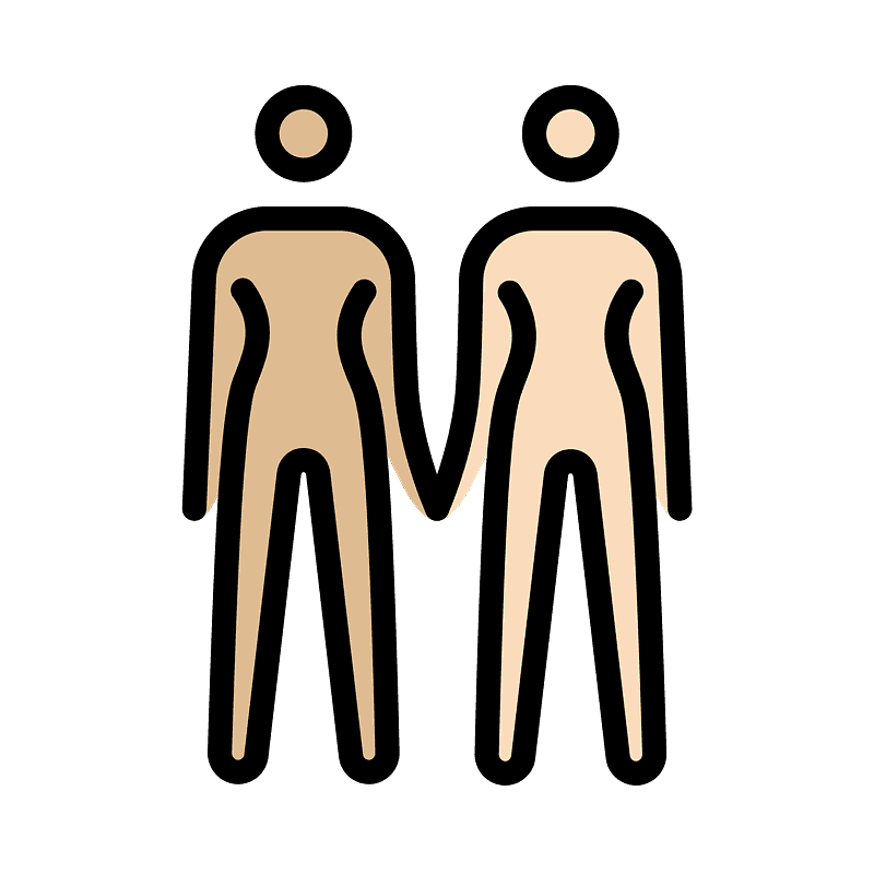 Women holding hands