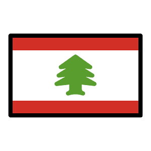 Lebanon bendera