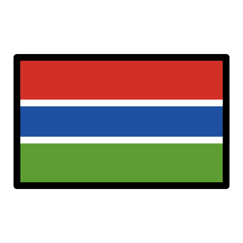 Gambia bandiera