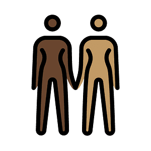 Women holding hands