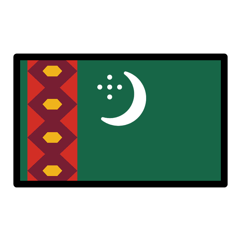 Туркменистан Флаг