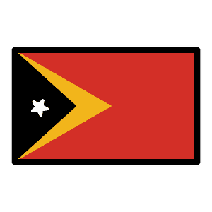 Timor-Leste flag - Free vector emoji on creazilla.com