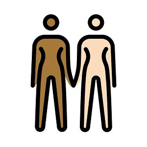 Women holding hands