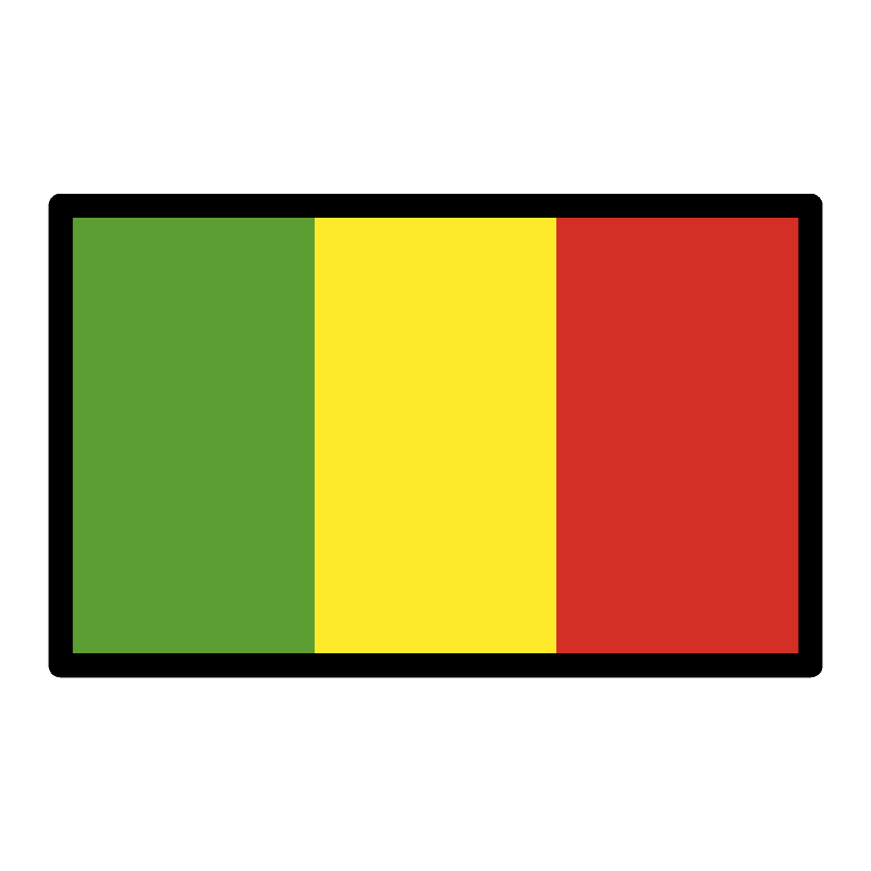 Mali flag - Free vector emoji on creazilla.com