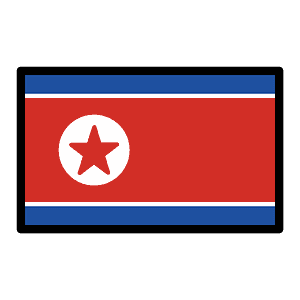 Coreia do Norte bandeira