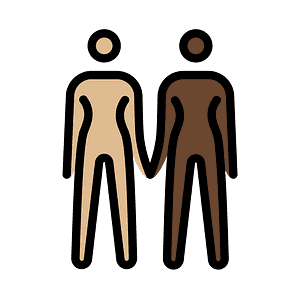 Women holding hands