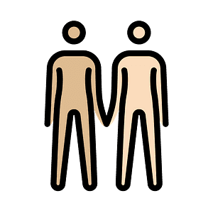 People holding hands