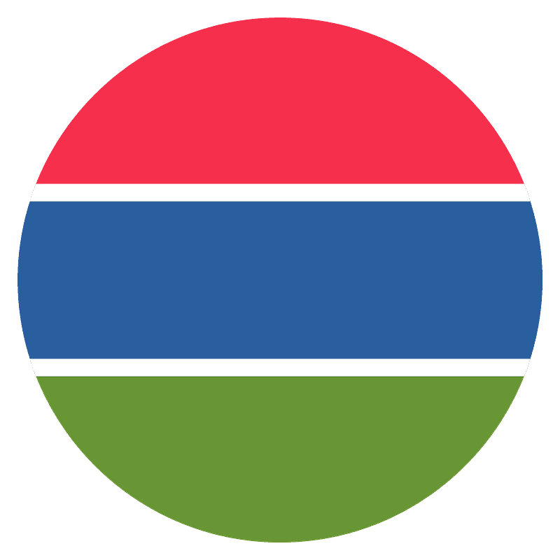 Gambia flag - Free vector emoji on creazilla.com