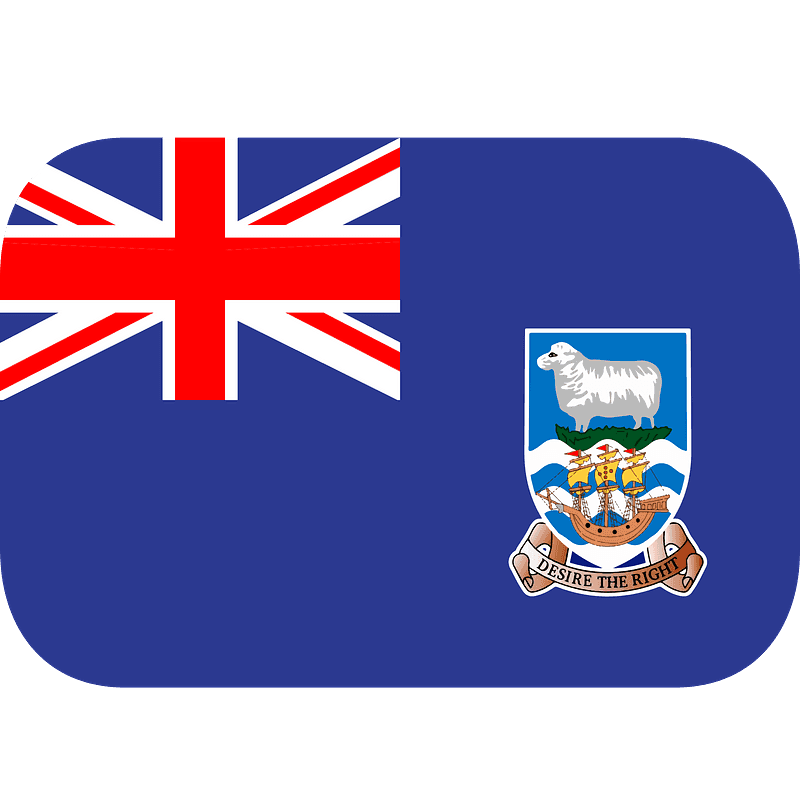 Îles Malouines drapeau 