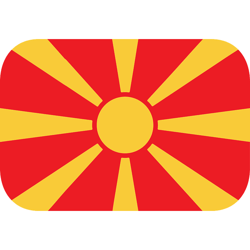 North Macedonia flag