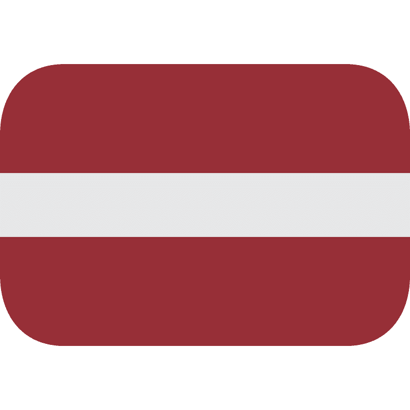 Lettland flagga