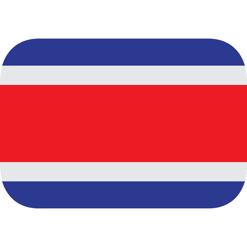 Costa Rica flag - Free vector emoji on creazilla.com