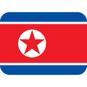 Corea del Norte Bandera - Emoji vectoriales gratis en creazilla.com