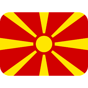 North Macedonia flag
