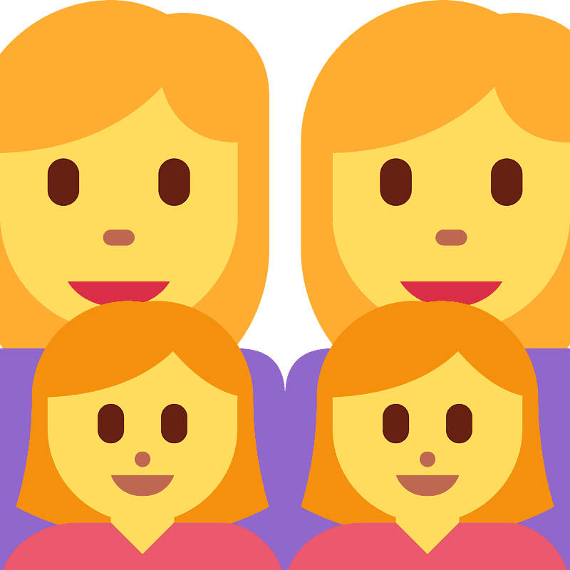 여자 여자 여자 아이 여자 아이 가족