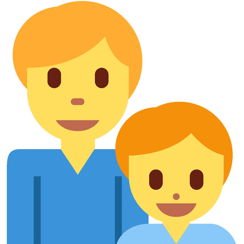 Family: man, boy