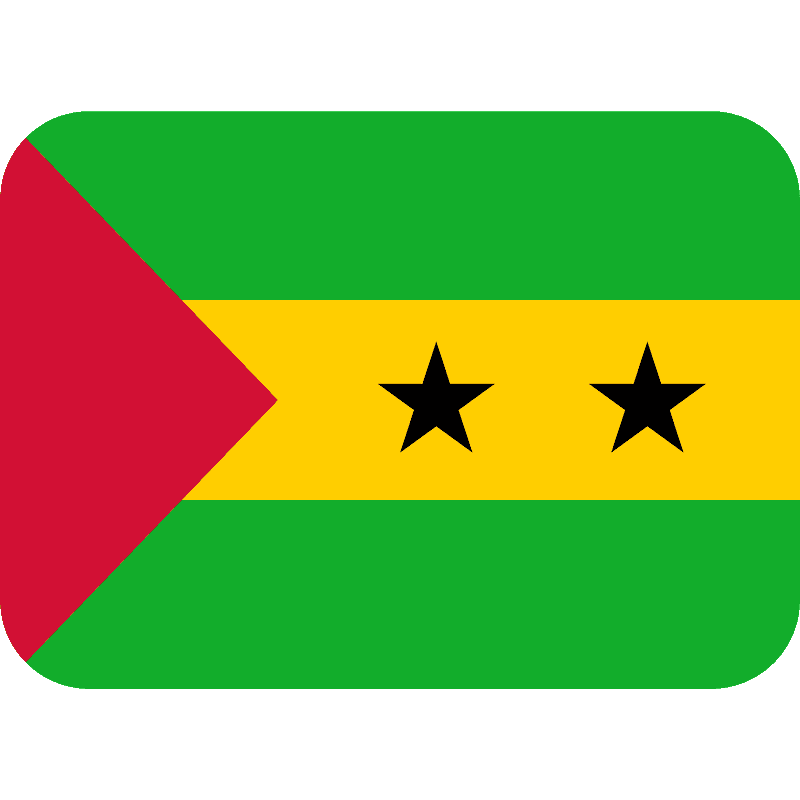 São Tomé & Príncipe flag