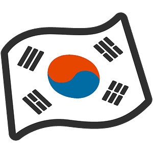 Korea Selatan bendera