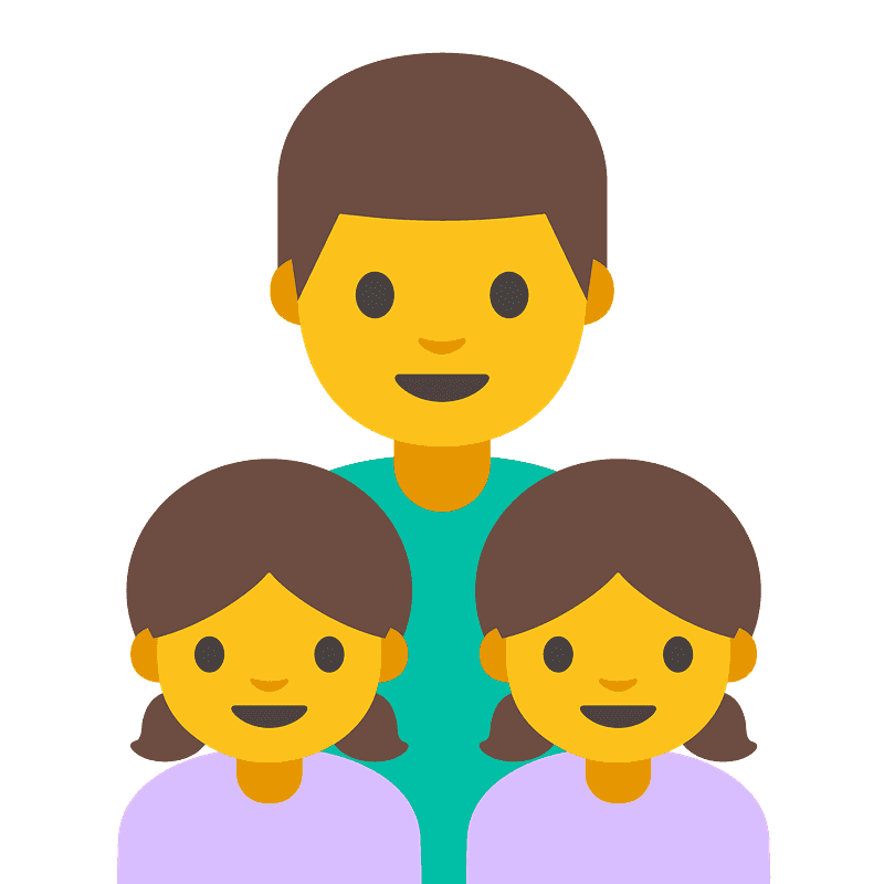 男人女孩女孩 家庭