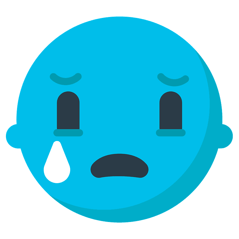 Crying face