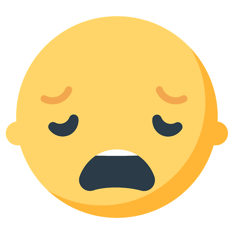 Weary face