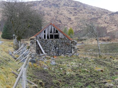 Abandoned barn building photo