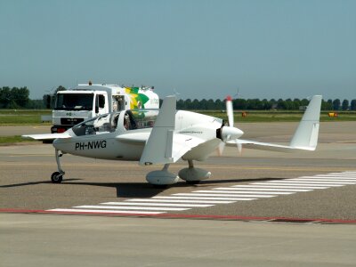 Landing of Gyroflug Airplane photo