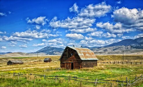 Scenic hdr sky photo