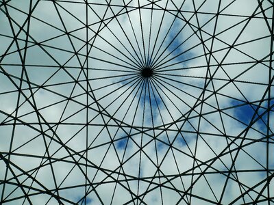 Air clouds glass roof