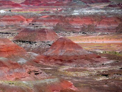 Erosion painted desert landscape